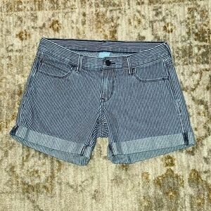 Old Navy Striped Denim Shorts Size 4